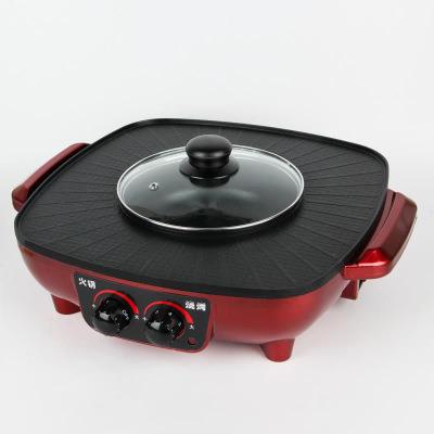 China Multifunctional Shabu Shabu Cookers Easily Cleaned Hot Pot Grill for sale