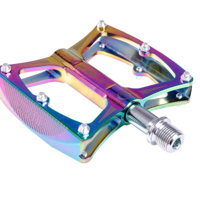 China 2021 Easy Hot Selling Bike Pedals Aluminum Alloy Non-slip Color Bicycle Accessories for sale