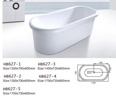 Chine Baignoires, baignoire libre sans robinet, douche HB627 de main à vendre