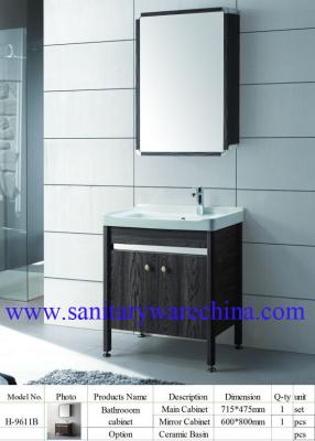 China Modern Alunimun Bathroom Vanity/ aluminum alloy bathroom cabinet/Mirror Cabinet /H-9611B for sale