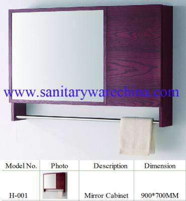 China Aluminum Mirror Cabinet /Home Decoration Furniture H-001 size800X700 for sale