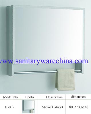 China Aluminum Mirror Cabinet /Home Decoration Furniture H-005 800x700 for sale