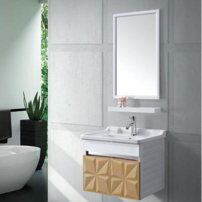 Chine Modern Alunimun Bathroom Vanity/ all aluminum bathroom cabinet/Mirror Cabinet /DB-8151 600X450mm à vendre