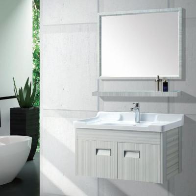 Chine Modern Alunimun Bathroom Vanity/ all aluminum bathroom cabinet/Mirror Cabinet /DB-8154A  800X450mm à vendre