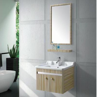 China Modern Alunimun Bathroom Vanity/ all aluminum bathroom cabinet/Mirror Cabinet /DB-8155B  600X450mm for sale