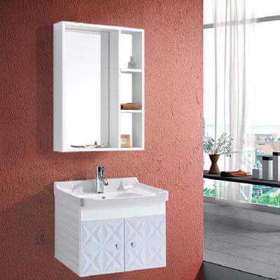 Chine Modern Alunimun Bathroom Vanity/ all aluminum bathroom cabinet/Mirror Cabinet /DB-8158 600X450mm à vendre