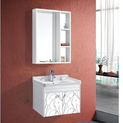 Chine Modern Alunimun Bathroom Vanity/ all aluminum bathroom cabinet/Mirror Cabinet /DB-8160 600X450mm à vendre