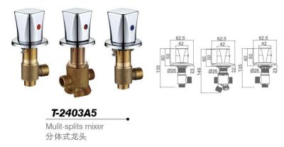 Chine Bathtub mixer,Faucet,cold/hot water basin tap T-2403A5 à vendre