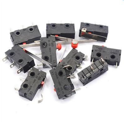 China Auto Electronics Micro Short Limit Switch Lever SPDT Break Action Micro Switch for sale