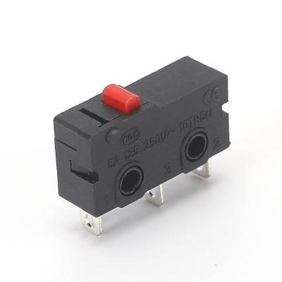 China KW10-NH Auto Electronics Push Button Micro Switch 5a 125v High Quality Black for sale