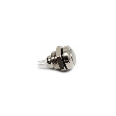 China Metal Push Button Switch OFF-ON Reset 12mm 16mm 19mm 22mm Momentary Start OFF Contact Screw Foot for Electrical Equipment for sale