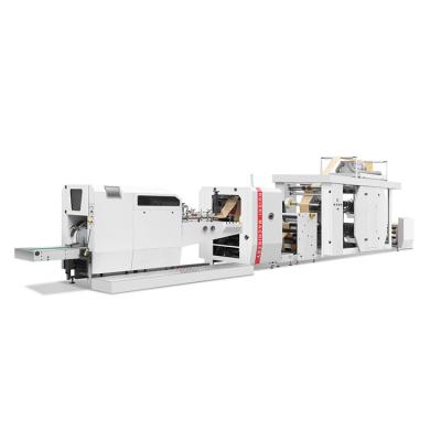 China food & Beverage Factory RZJD-G350J-2 Printer Automatic Bagging Paper Bags Machine Small With 2 Color Printing In Line for sale