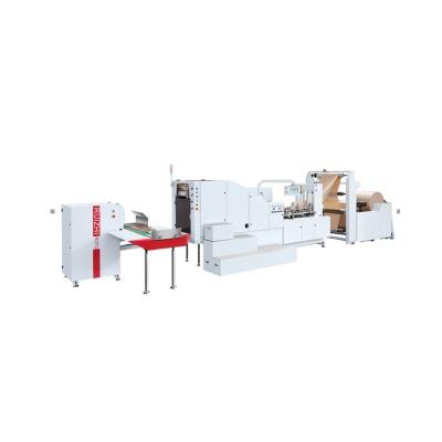 China food & Beverage factory RZDF-330D automatic high speed square bottom bag making machine paper bag printing machine for sale