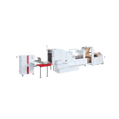 China food & Beverage Plant RZDF-330D High Speed ​​Square Bottom Paper Bags Machine Small Patch Khaki Paper Bag Making Machine for sale