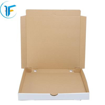 China Food Packaging Biodegradable Corrugated Food Box Take Away Cardboard Pizza Boxes for sale