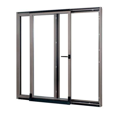 China sound insulation/high strength aluminum glass aluminum sliding partioned door/easily assembled modern home security sliding door for sale