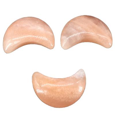 China Europe Wholesale 3cm Natural Moons Shaped Healing Carving Powder Aventurine Moon Crystals Crystal Gifts for sale