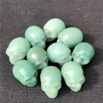 China Wholesale Natural Europe Quartz Rock Crystal Skulls, Rose Quartz Skulls, Aventurine Skulls Gemstone Healing for sale