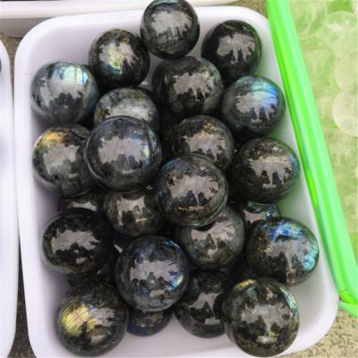 China Wholesale hand polished quartz spheres from Europe labradorite quartz crystal ball gifts collection fengshui for sale