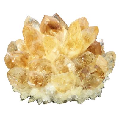 China Europe Hot Selling High Quality Citrine Cluster Healing Crystal Cluster Quartz For Home Decoration for sale