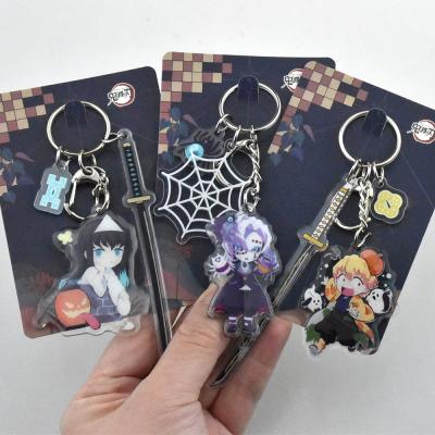 China Custom Printed Gift Anime Accessories Cartoon 3d Cartoon Acrylic Charms for sale