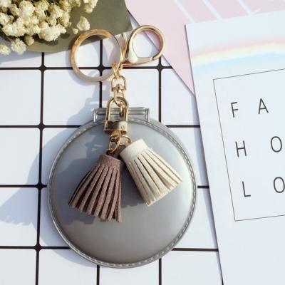 China Promotion / Souvenir / Collection China Manufacturer Cute Key Chain Pompom With Mirror for sale