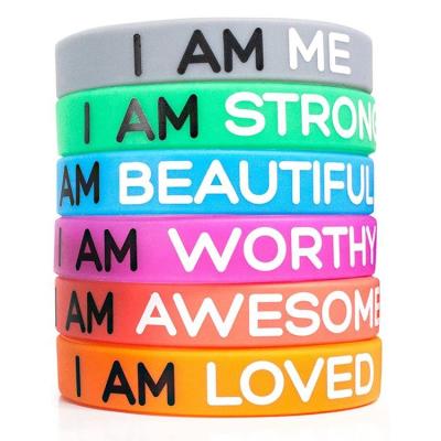 China Custom Casual/Sporting Rubber Wristbands, Glow in the Dark Silicon Wristband, Wrist Band Customized for sale