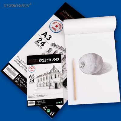 China Xin Bowen Hot Sale A3 A4 A5 Size Sketch Painting Set Watercolor Book Hardcover and Sketch Book for sale