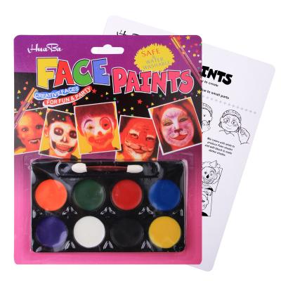 China Wholesale Private Label Washable High Pigmented No Logo Body Painting Set Women Face Body Paint Palette Paint for sale