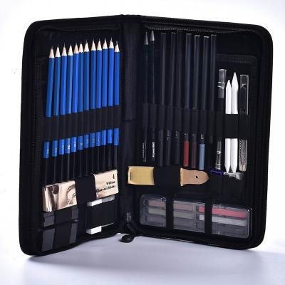 China Xinbowen Art Charcoal Eraser Set Art Brush Artist Pencil Set Hot Selling Brush 48 for sale