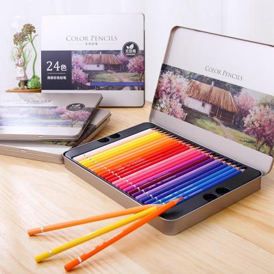 China Art Supplies Color Pencil Set Soft Series Lead Paint Artist Hollow Out Best Quality Colored Pencils for Drawing Sketching for sale