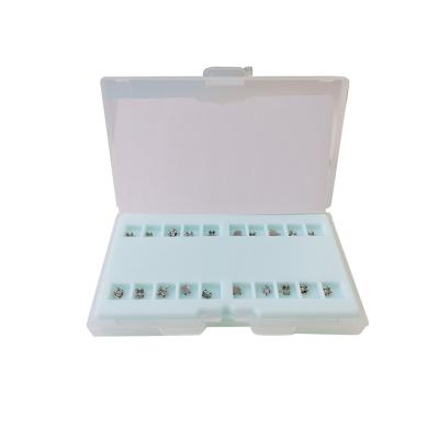 China Roth MBT Stable Dental Orthodontic Self-Ligating Bracket With Monoblock Buccal Tube/Metal 4pcs/pack for sale