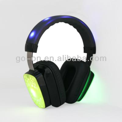 China Headband radio black headphone 3 channels. Use with disco muffler system or party for sale