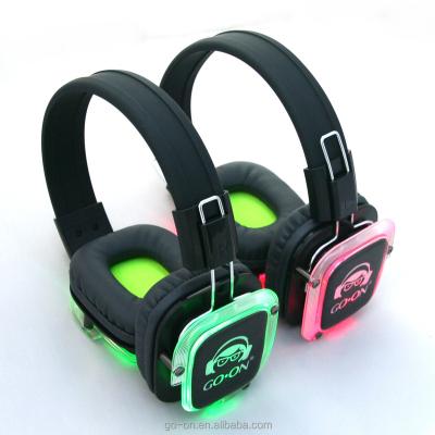 China RF-309 DJ Headband Party Headphones With LED Light for sale