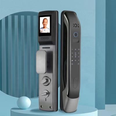 China Department Home Tuya WiFi Waterproof App Door Lock Smart Biometric Fingerprint Door Handle Keyless Digital Lock for sale