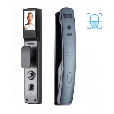 China High Quality Smart Camera Fingerprint Card Key Password Intelligent Lock Face Recognition Cloud Home App Intelligent Camera Door Lock for sale