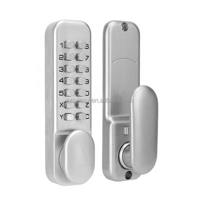 China Traditional Waterproof Fireproof Keyless Fireproof Keyless Code Password Lock Push Button Keypad Password Lock Digital Mechanical Lock with Knob Handle for sale