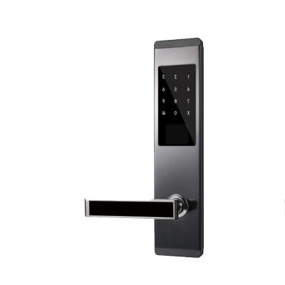 China Wholesale Modern Apartment Indoor Wooden Door Office Fingerprint Smart Lock Coated Password Electronic Door Lock for sale