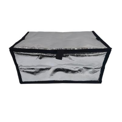 China FL010 Large Capacity Insulated High Quality Aluminized Cooler Box Portable Camping Bag for sale