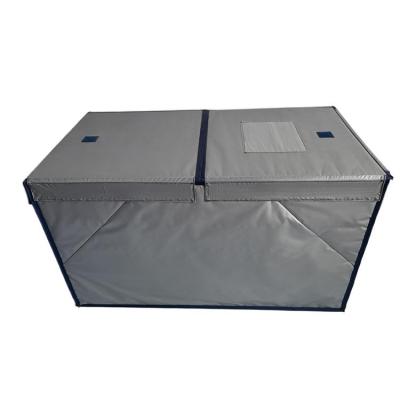 China FL023 Insulation Lunch Delivery Bag Insulated Reusable Aluminized Film Constant Temperature Transport Box Grocery Bags for sale