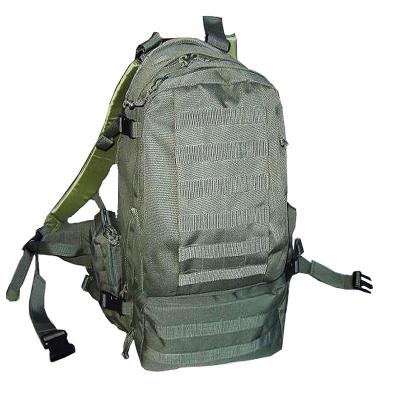 China Waterproof Custom Design Outdoor Amy 3P Rucksack Bag Molle Waterproof Black Tactical Military Rucksack Bag for sale