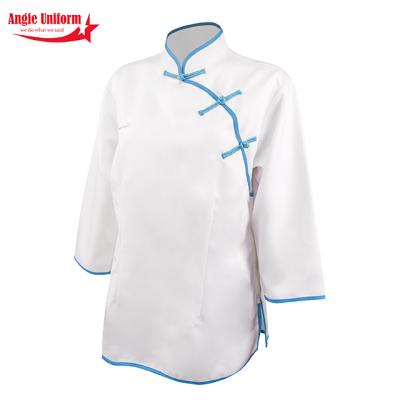 China High Quality Hotel OEM Hotel Waitress Short Sleeve Staff Cleaning Uniform For Women for sale