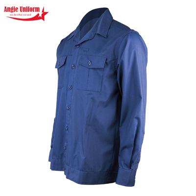 China Anti-wrinkle Good Quality Fashion Design Mens Long Sleeves Two Pockets Work Wear Custom Shirt for sale