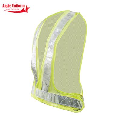 China Custom Made Safety Work Reflective Orange Red Blue Vest With Strips Invest For Construction Clothing Jacket Construction Worker Reflective Uniform for sale