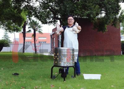 China Stahlhuhn Stailess, das Maschine, Hühnerfeder-Entferner entfedert zu verkaufen