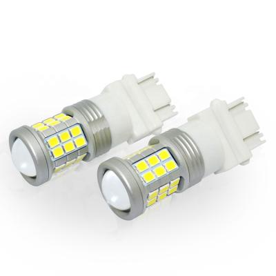 China Use For Turn Signal/Brake/Tail Light Arastar Strobe Car LED Bulbs 3157 3156 36SMD 2835 Canbus Error Free No Tail Brake Flash Super Bright Flash Led Lamp Farol for sale