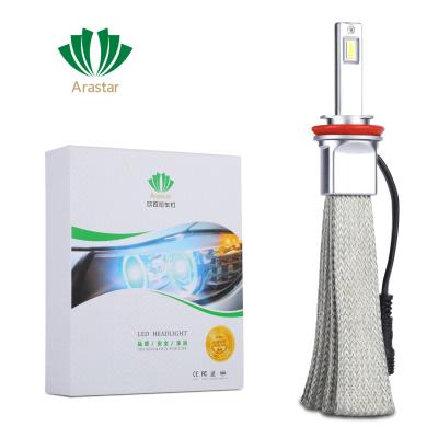 China Zinc alloy die casting+copper belt Arastar comfortable new design high power front LED headlight bulbs best-selling bulbs for sale