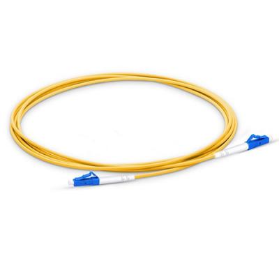 China FTTH FTTB FTTX Network Factory LC-LC Simplex Single Mode G652D Fiber Optic Patch Cord Fiber Optic Jumper for sale