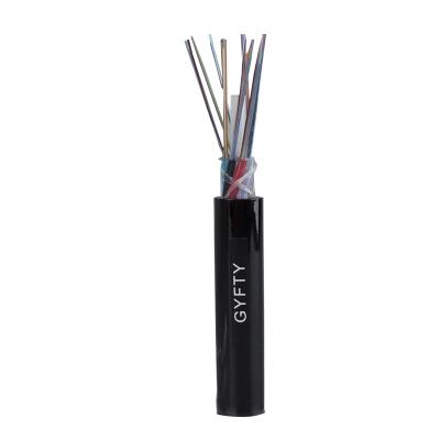 China Outdoor 8 12 24 48 Core Single Mode Aerial Fiber Optic Cable GYTA GYTS GYFTY GYFTY for sale