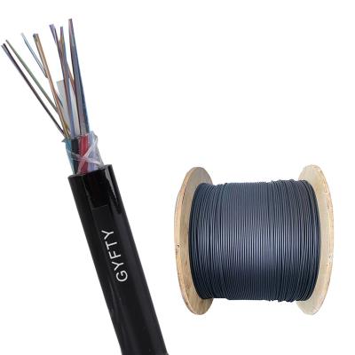 China Outdoor fiber optic cable 4 PE 6 8 12 core fiber optic cable gyfty price for sale